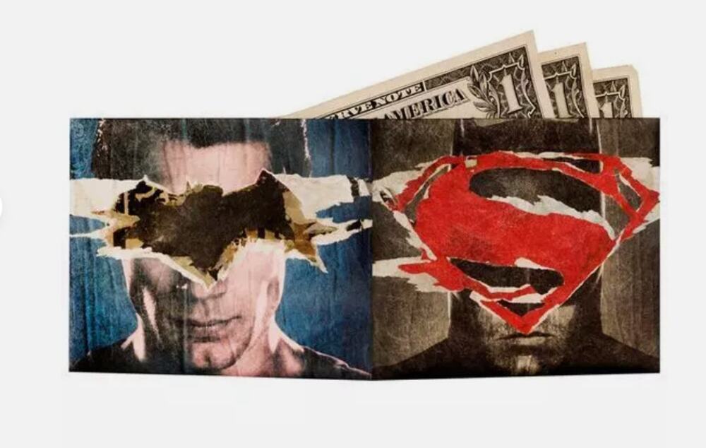Loot Crate Exclusive Batman VS Superman Dawn of Justice Mighty Wallet - VERSUS